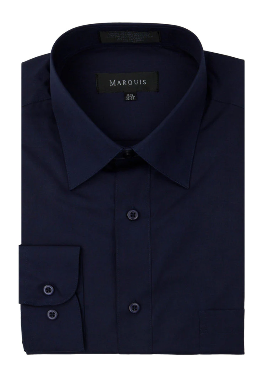Navy Blue Dress Shirt