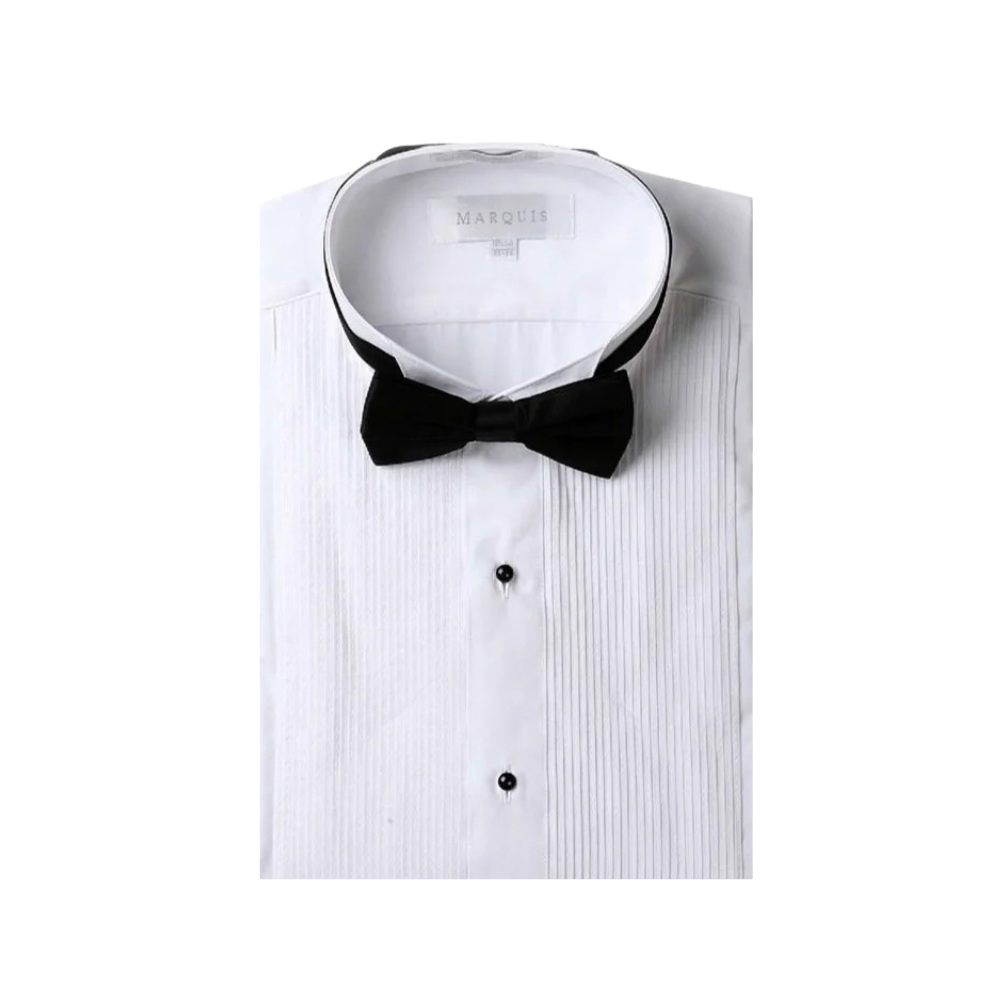 White Tuxedo Dress Shirt
